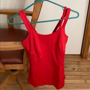 Red Lululemon tank